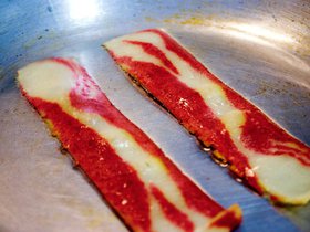 Frying the bacon in canola oil.jpg